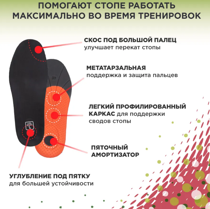 Стельки ортопедические PA.S1.1 ORTOMEDICA , жесткие / каркасные купить в OrtoMir24