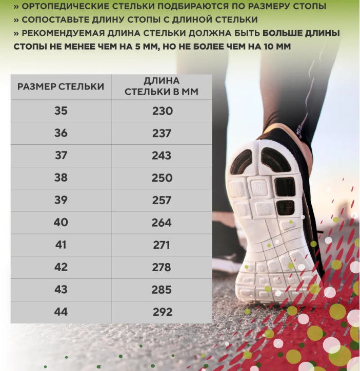 Стельки ортопедические PA.S1.1 ORTOMEDICA , жесткие / каркасные купить в OrtoMir24